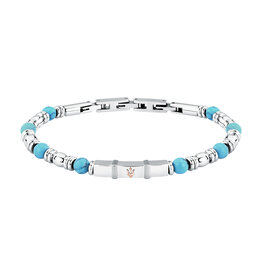Maserati Maserati armband JM324AVD44 Bracelet Iconic Stainless steel Blue ( blauw ) 18.5 + 3 CM