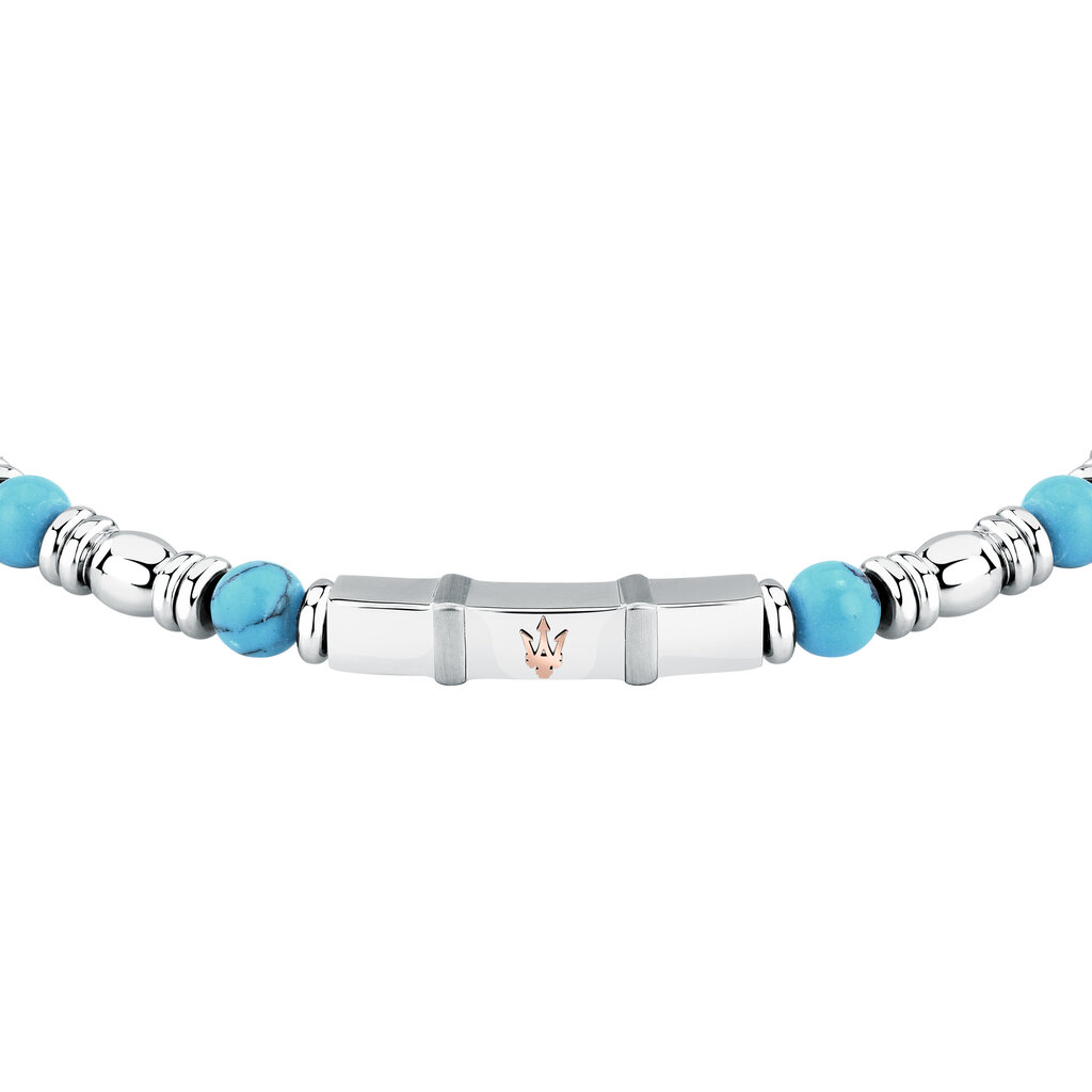 Maserati Maserati armband JM324AVD44 Bracelet Iconic Stainless steel Blue ( blauw ) 18.5 + 3 CM