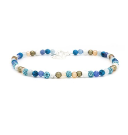 Karma Jewelry Karma Jewelry enkelbandje 89054 Anklet Skylar 925 silver XXS 23 + 3 CM