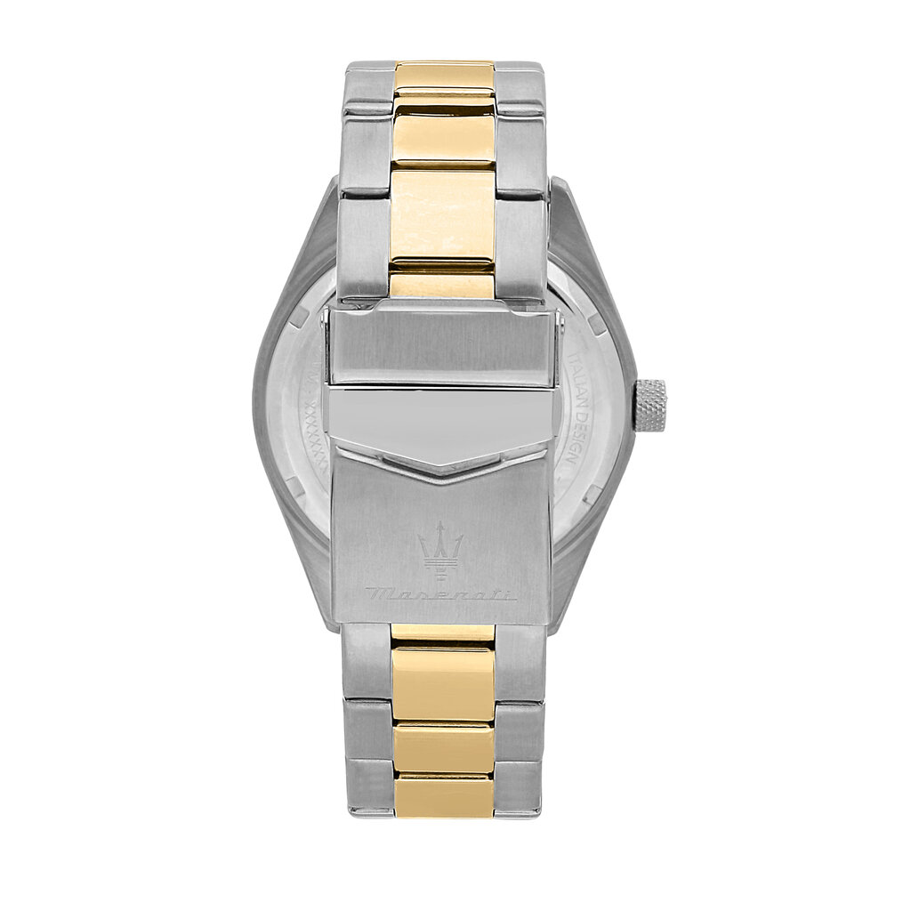 Maserati Maserati  R8853100027 Competizione Watch Silver gold blue ( Zilver blauw ) 43 MM heren horloge