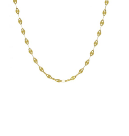 Karma Jewelry Karma Jewelry ketting T292GP Necklace be Reckless 925 silver gold plated 38 + 7 CM