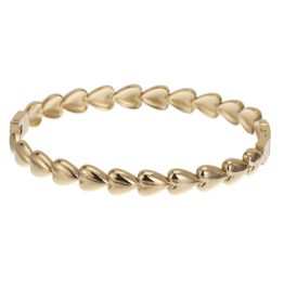 Rose & Camellia Rose & Camellia armband 06958 Bracelet hearts bangle gold