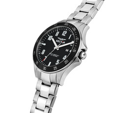 Sector Sector R3253161054 watch 230 silver / black ( zilver / zwart ) heren horloge - 43 MM