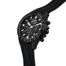 Sector Sector R3271661030 watch 230 Chronograph black / black ( zwart / zwart ) heren horloge - 43 MM