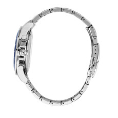 Sector Sector R3273661037  watch 230 Chronograph silver / blue ( zilver / blauw ) heren horloge - 43 MM