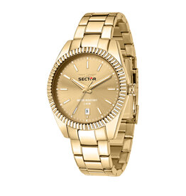 Sector Sector no limits R3253240026 watch 240 gold ( goud ) heren horloge - 41 MM