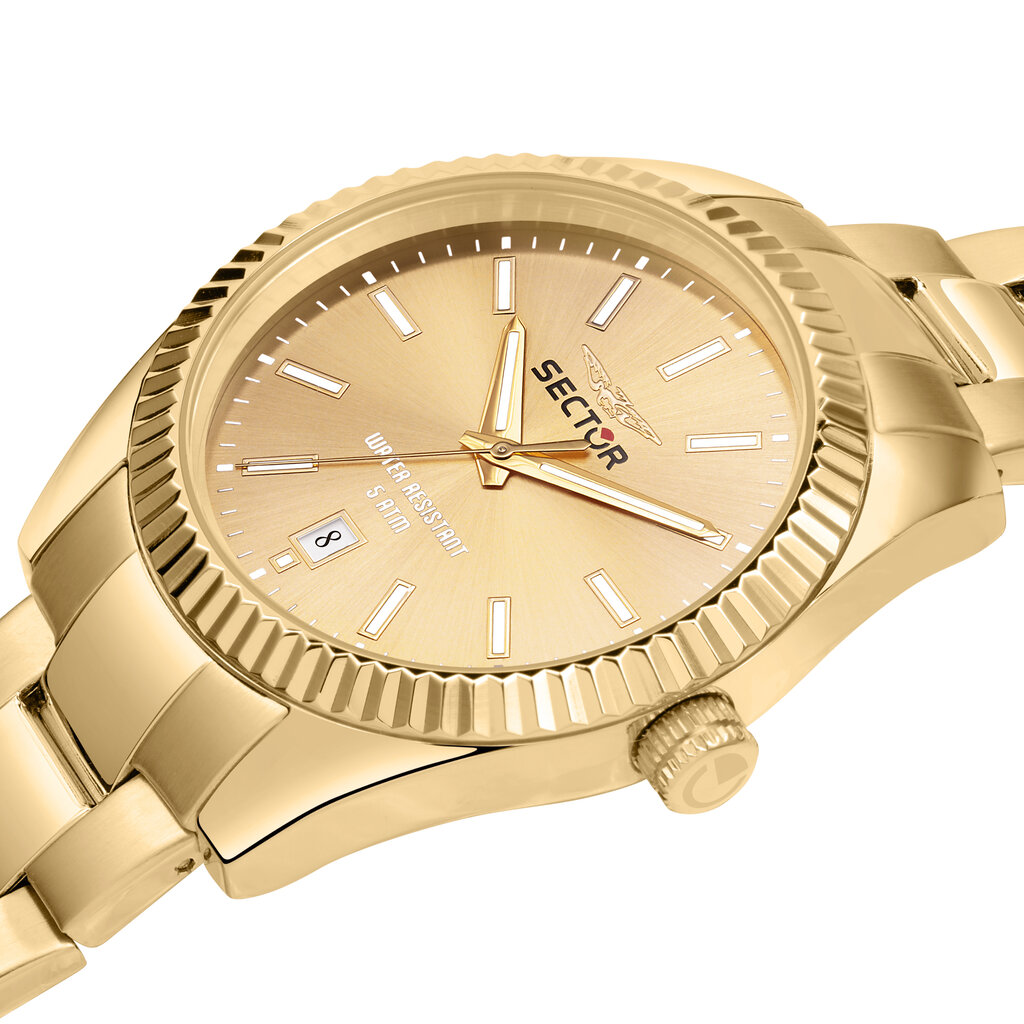 Sector Sector no limits R3253240026 watch 240 gold ( goud ) heren horloge - 41 MM