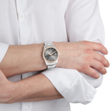 Sector Sector no limits R3253240009 watch 240 silver grey rose gold  ( zilver grijs rose goud ) heren horloge - 41 MM
