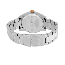 Sector Sector no limits R3253240009 watch 240 silver grey rose gold  ( zilver grijs rose goud ) heren horloge - 41 MM
