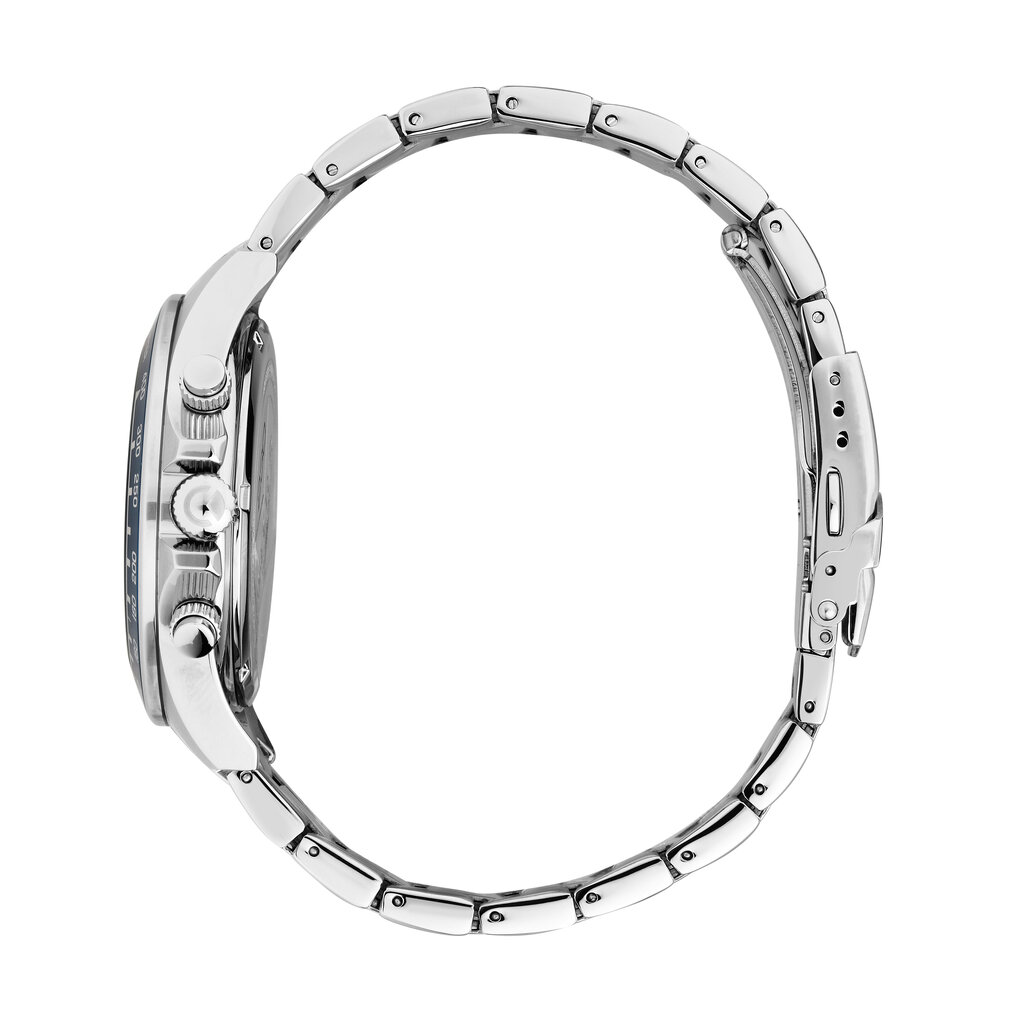 Sector Sector R3273661051 watch 230 Chronograph silver / blue ( zilver / blauw ) heren horloge - 43 MM