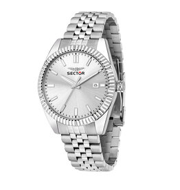 Sector Sector R3253240014 watch 240 silver ( zilver ) heren horloge - 41 MM