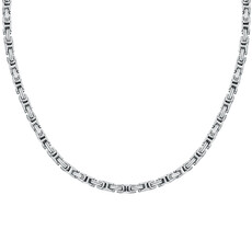 Sector Sector Ketting SAXX01 Necklace Basic Silver SS ( zilverkleurig ) 50 + 5 CM