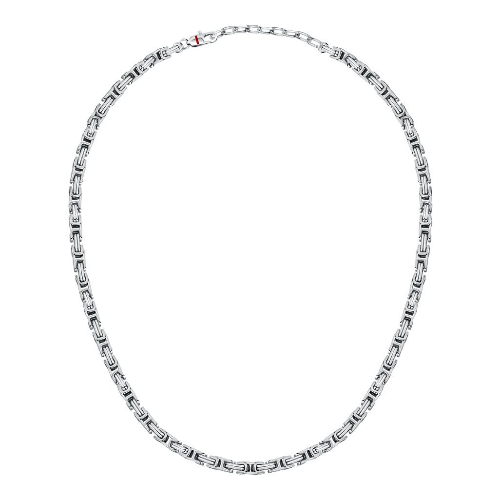 Sector Sector Ketting SAXX01 Necklace Basic Silver SS ( zilverkleurig ) 50 + 5 CM