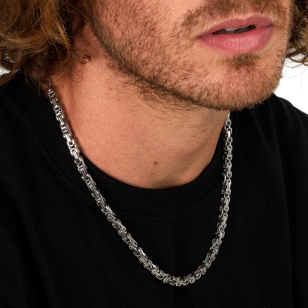 Sector Sector Ketting SAXX01 Necklace Basic Silver SS ( zilverkleurig ) 50 + 5 CM