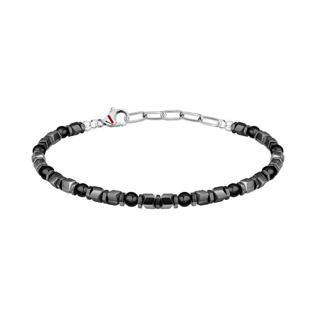 Sector Sector armband SZS97 Bracelet Basic SS Hematite + black agate 21 CM
