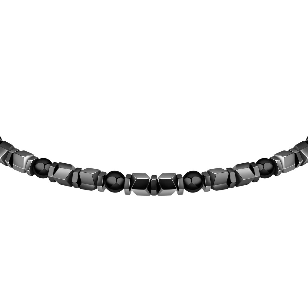 Sector Sector armband SZS97 Bracelet Basic SS Hematite + black agate 21 CM