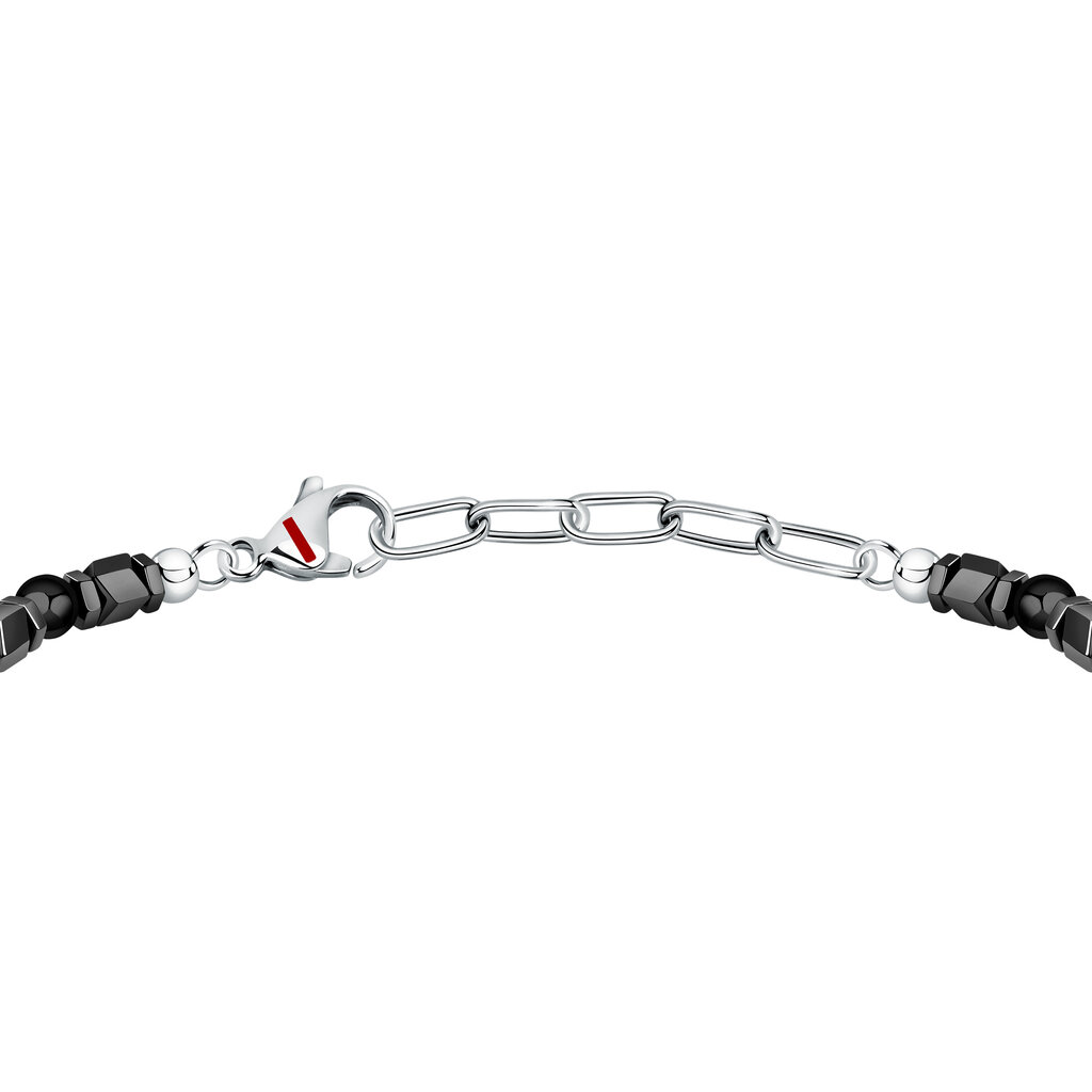 Sector Sector armband SZS97 Bracelet Basic SS Hematite + black agate 21 CM