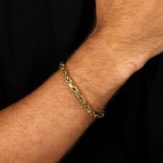 Sector Sector armband SAXX02 Bracelet Basic BR chain Gold SS ( goudkleurig ) 19 + 3 CM