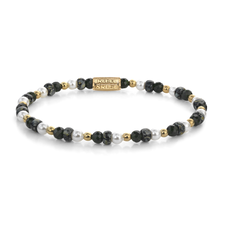Rebel & Rose Rebel & Rose armband RR-40158-G-S Stones Only Green Glam Rocks Party - 4mm