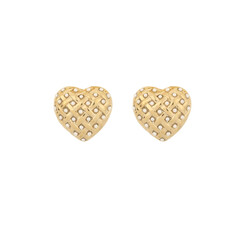 Rose & Camellia Rose & Camellia oorbellen 507952 Earrings hearts studs pearls gold 2 CM