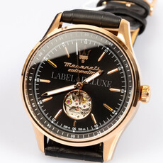 Maserati Maserati R8821124001 Sorpasso Automaat (rosé goud/zwart) 42 mm heren horloge