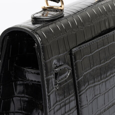 Label Deluxe bag Label Deluxe Isabella Bag black shine black  24 x 15 x 8 CM