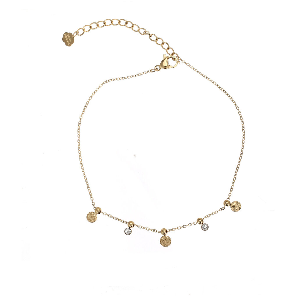 Rose & Camellia Rose & Camellia Enkelbandje 707954 Anklet mini coins gold