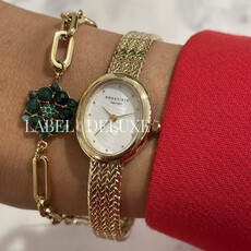 Rose & Camellia Rose & Camellia armband 808957 Bracelet fantasy flower green gold 16 + 3 CM