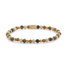 Rebel & Rose Rebel & Rose armband RR-40170-G-S bracelet More Balls Than Most Autumn Love Glam Rocks - 4 mm
