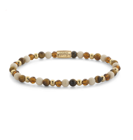 Rebel & Rose Rebel & Rose armband RR-40170-G-S bracelet More Balls Than Most Autumn Love Glam Rocks - 4 mm