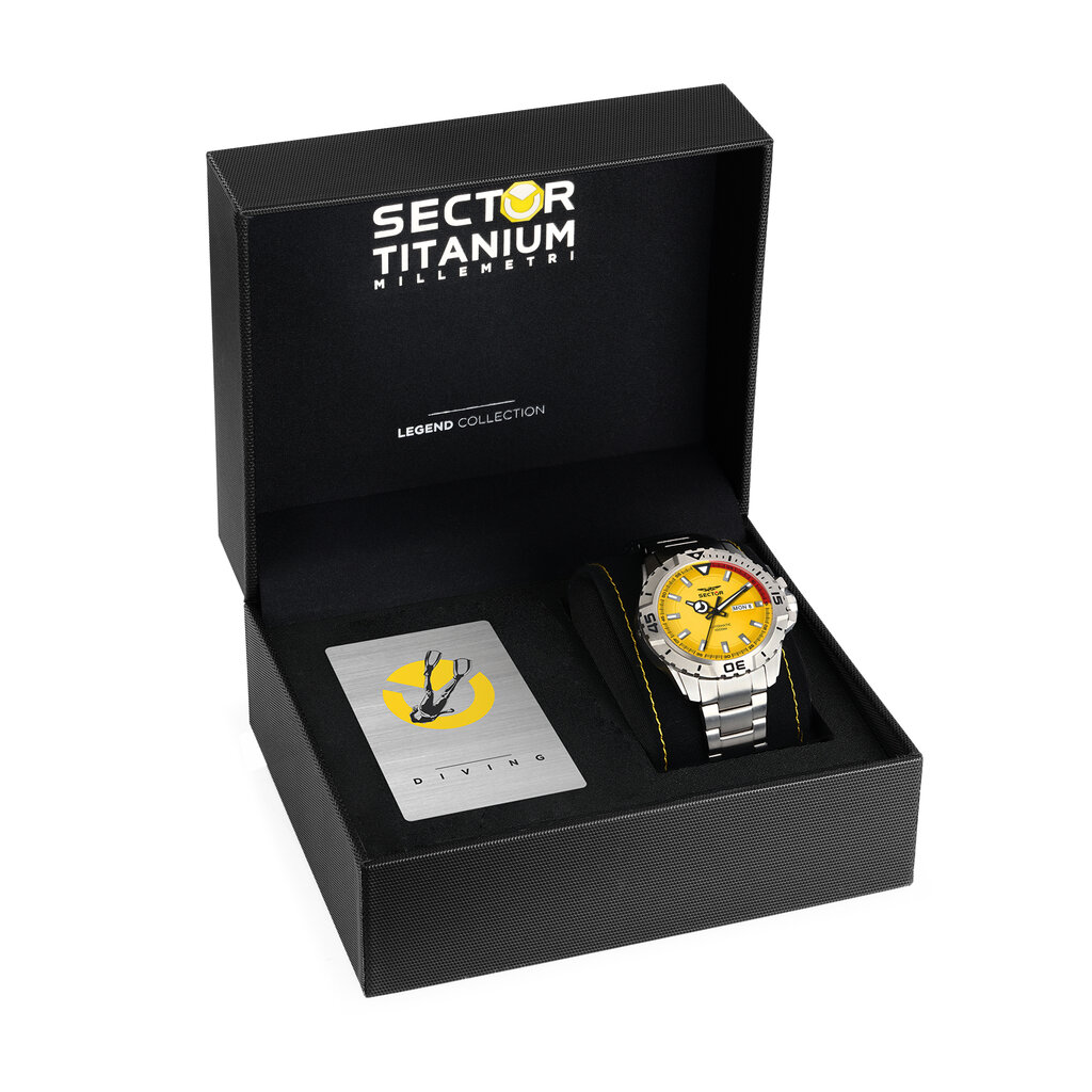 Sector Sector R3223135002 Legend diver TITANIUM SPECIAL EDITON Automaat 43 mm heren horloge