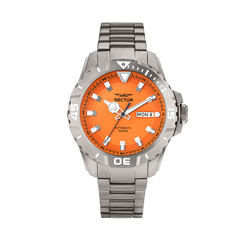 Sector Sector R3223135005 Legend diver TITANIUM SPECIAL EDITON Automaat 43 mm heren horloge