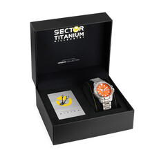 Sector Sector R3223135005 Legend diver TITANIUM SPECIAL EDITON Automaat 43 mm heren horloge