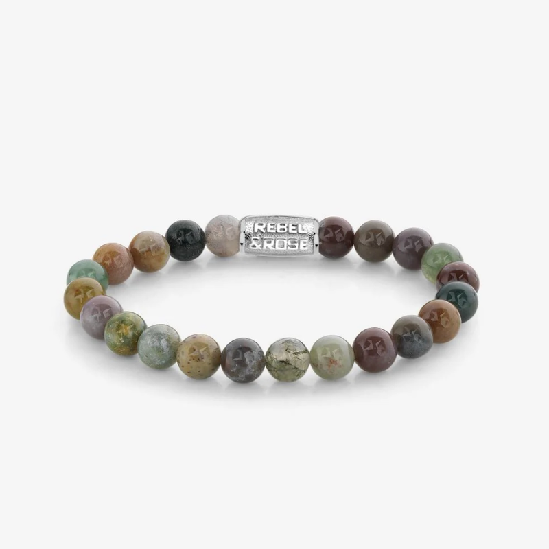 Rebel & Rose Rebel & Rose armband RR-80049-S-M indian summer  8 MM - 19 CM