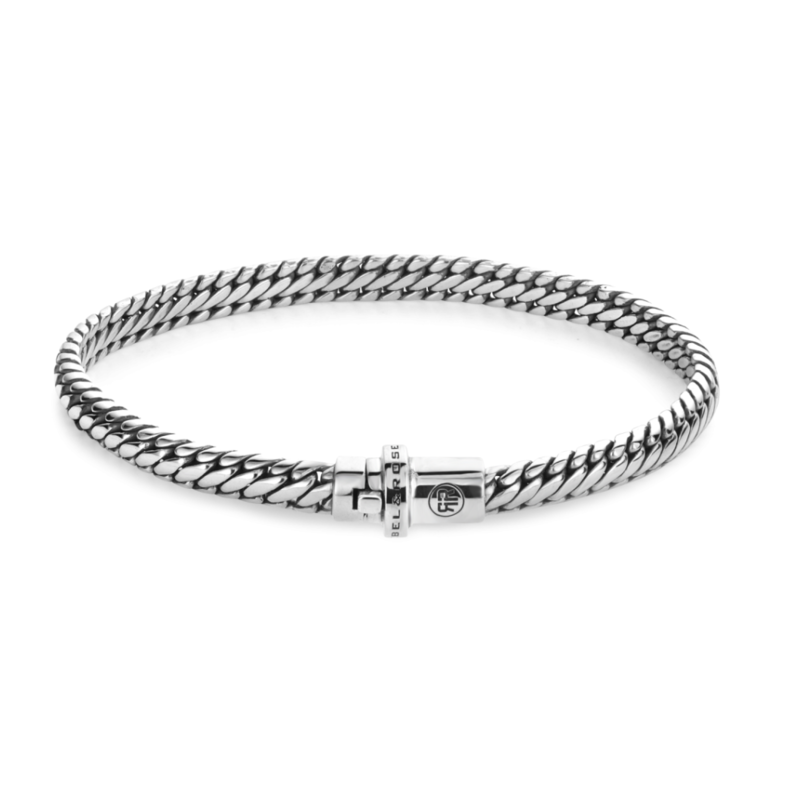 Rebel & Rose Rebel & Rose armband RR-BR028-S-M apollo Six M 925 sterling zilver