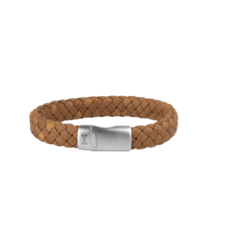 Aze jewels Aze jewels armband AZ-BL005-G-195 Bracelet Iron Jack Noyer Brown (19,5cm)
