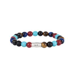 Aze jewels Aze Jewels armband AZ-BS041-A-190 Bracelet Rainbow Mountain - 8mm (19,0cm)