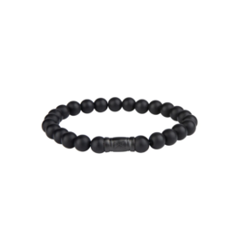 Aze jewels Aze jewels armband AZ-BS002-A-175 Bracelet Black Elk Peak - 8mm (17,5cm)