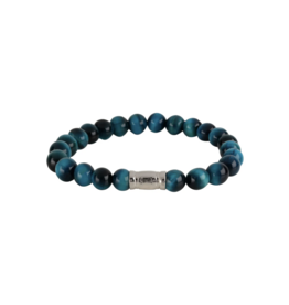 Aze jewels Aze jewels armband AZ-BS027-A-190 Bracelet Azurite Blue Peak - 8mm (19,0cm)