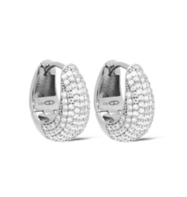 Karma Jewelry Karma Jewelry oorbellen H545 Earrings hoops Cilou drop 925 silver 16 MM