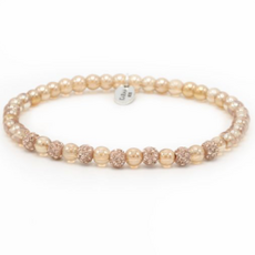 Karma Jewelry Karma Armband 84048EL Spiral Indian Summer XXS Elastic rose crystal 4 MM