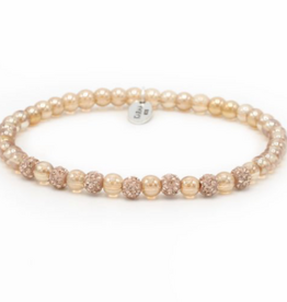 Karma Jewelry Karma Armband 84048EL Spiral Indian Summer XXS Elastic rose crystal 4 MM