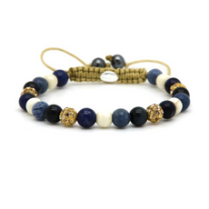 Karma Jewelry Karma Jewelry Armband 80198 Bracelet Spiral Yara XS beads gold crystal 6 MM