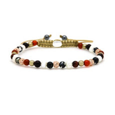 Karma Jewelry Karma Jewelry armband 84677 Bracelet Spiral Yuna Rosegold crystal beads xxs 4 MM