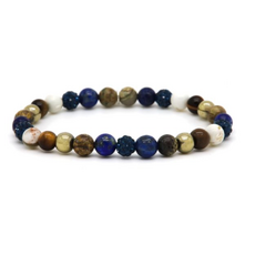 Karma Jewelry Karma Armband 80171EL Bracelet Spiral Arimee XS Elastic blue crystal 6 MM