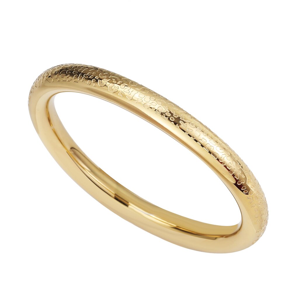 Rose & Camellia Rose & Camellia armband 08956 Bracelet Round bangle panther stainless steel gold 7 MM