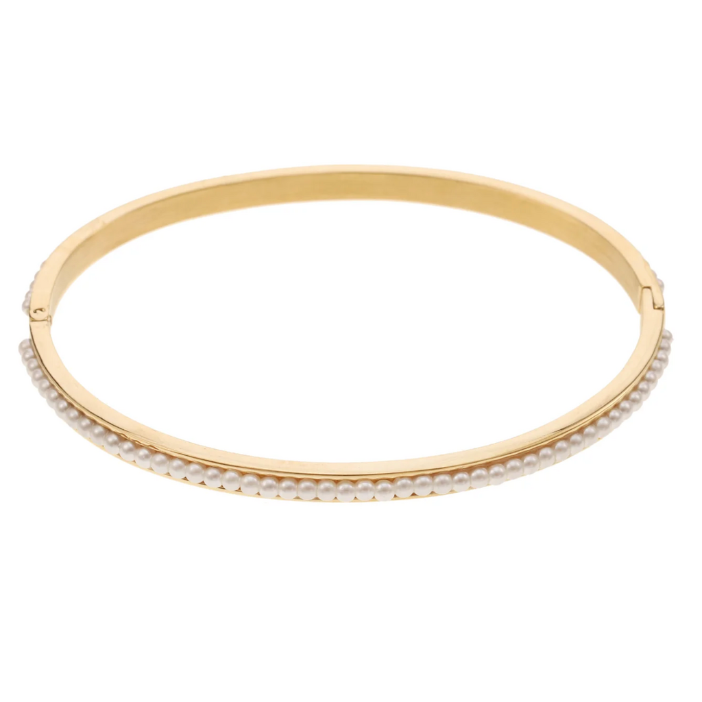 Rose & Camellia Rose & Camellia armband 08992 Bangle Bracelet little pearls gold