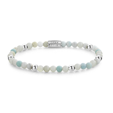 Rebel & Rose Rebel & Rose kralen armband RR-40086-S-S Ocean Adventure - 4 MM - 16.5 CM