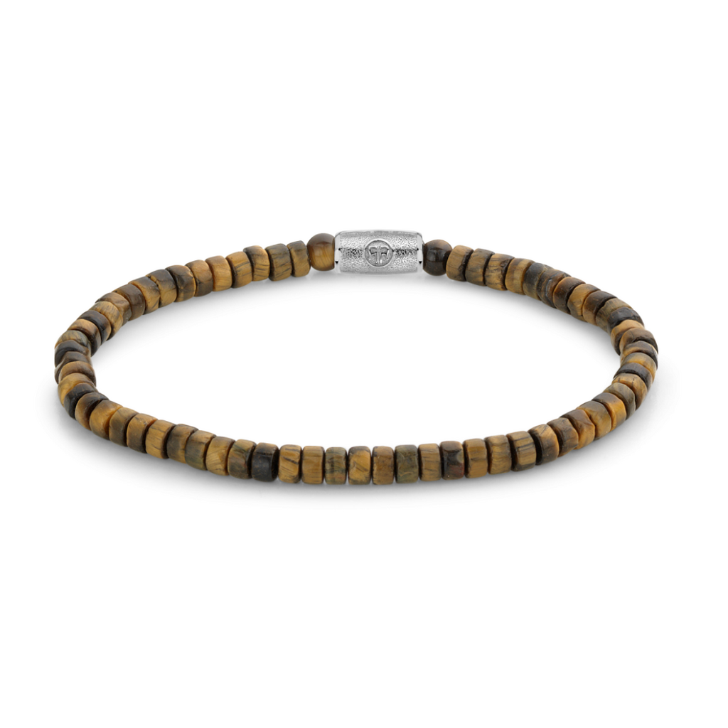 Rebel & Rose Rebel & Rose armband RR-40074-S-S Slices - Tiger Lily - 4mm