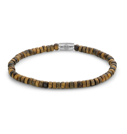 Rebel & Rose Rebel & Rose armband RR-40074-S-S Slices - Tiger Lily - 4mm